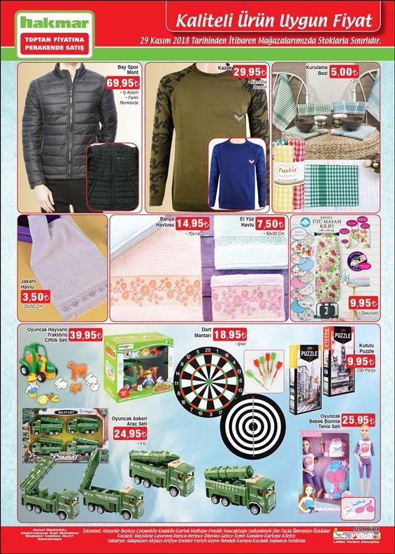 Şok Market - Hakmar Market 27 Kasım 2018 Aktüel Ürünleri Kataloğu
