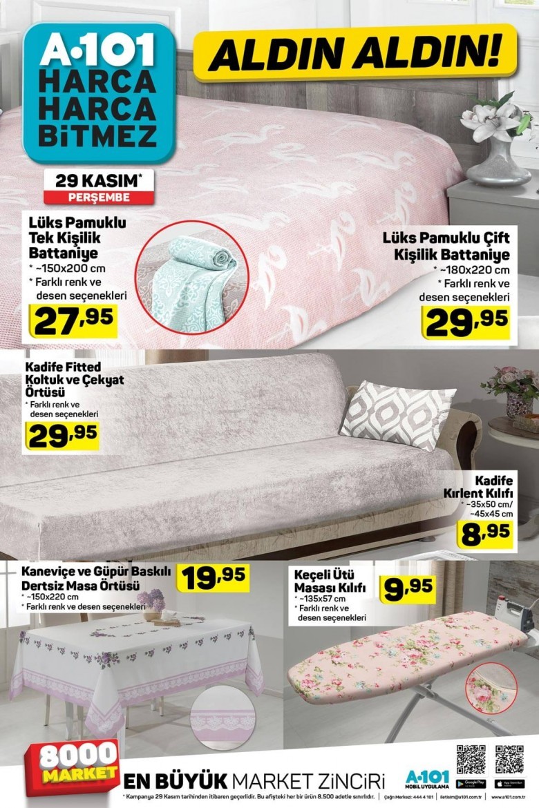A101 30 Kasım 2018 Aktüel Ürünler Fırsat Kataloğu