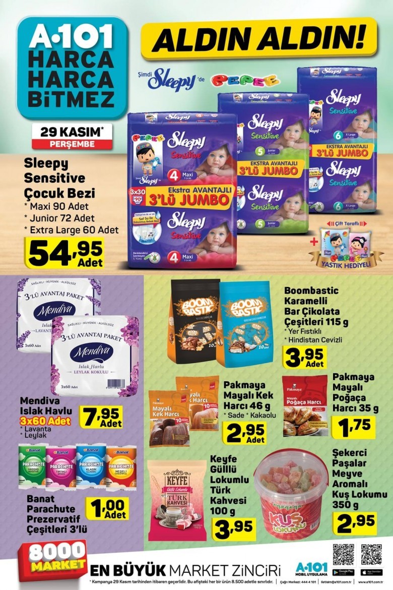 A101 30 Kasım 2018 Aktüel Ürünler Fırsat Kataloğu