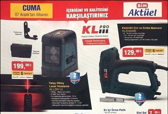 Bim 7 Aralık 2018 Aktüel Ürünler Kataloğu