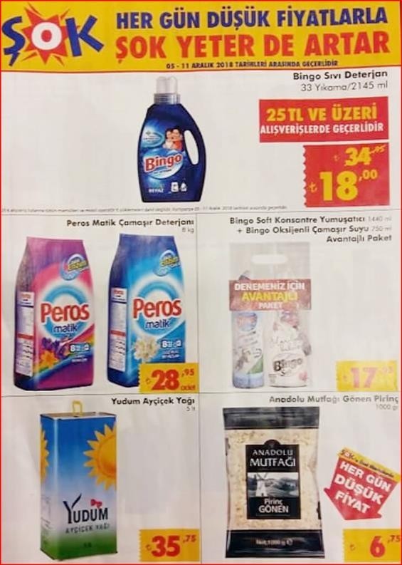 Şok Hafta Sonu İndirimli Aktüel Ürünler Kataloğu