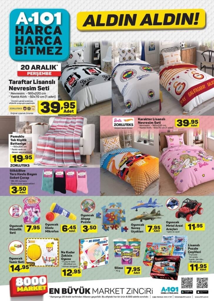 A101 20 ARALIK 2018 AKTÜEL ÜRÜNLER KATALOĞU