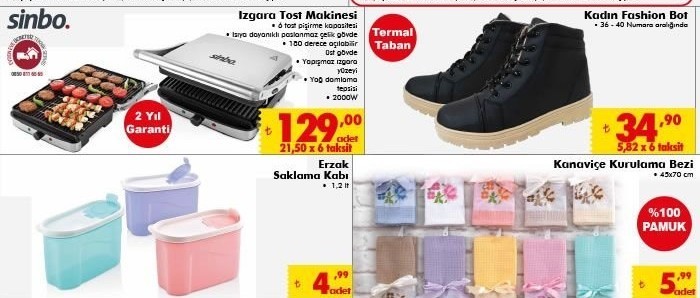 Şok 22-25 Aralık 2018 Hafta Sonu İndirimleri