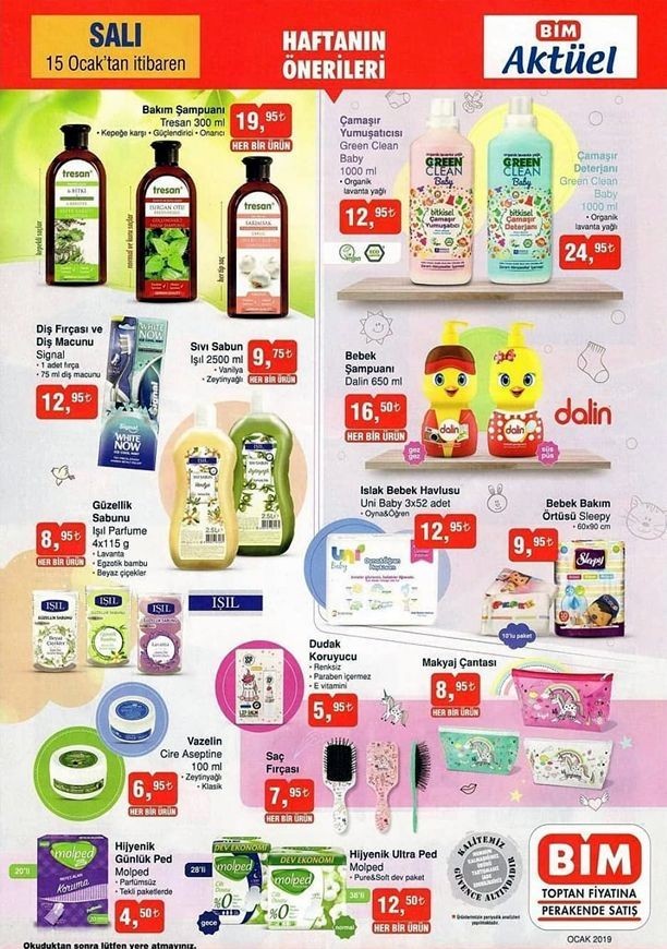  Bim 11-15 Ocak 2019 Aktüel Ürünleri Yayınlandı