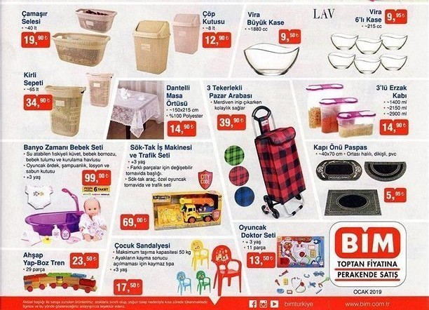 Bim 15 Ocak 2019 Aktüel Ürünleri Yayınlandı