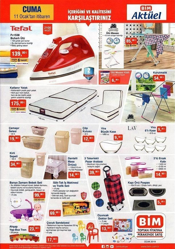 Bim 15 Ocak 2019 Aktüel Ürünleri Yayınlandı