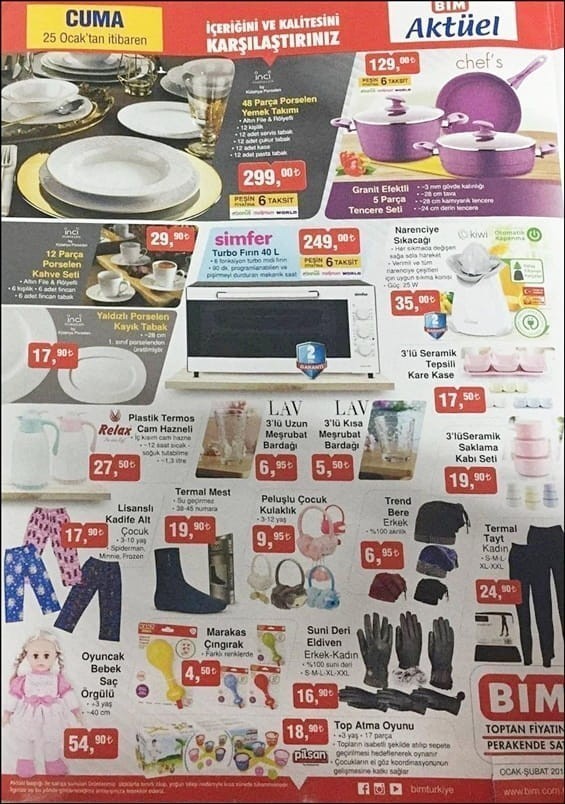 Bim  Hafta Sonu  Aktüel Ürünler Kataloğu