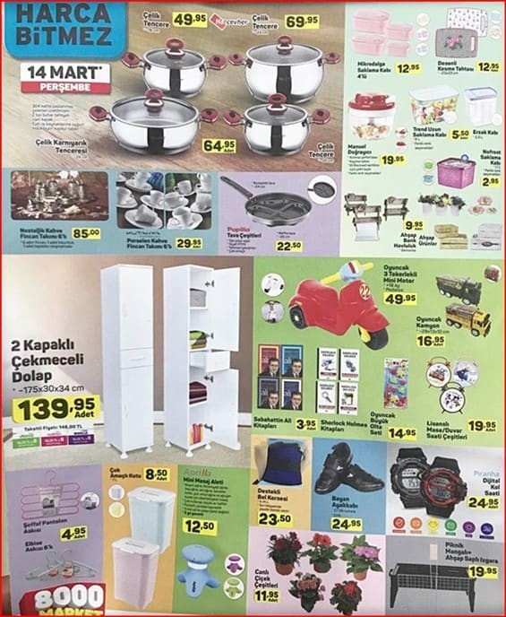 A101 14 Mart 2019 Aktüel Ürünler Kataloğu