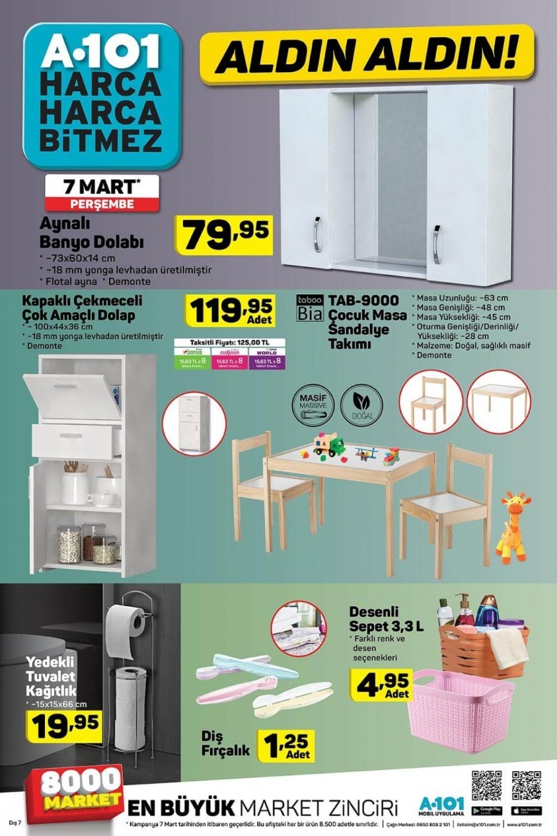 A101 14 Mart 2019 Aktüel Ürünler Kataloğu