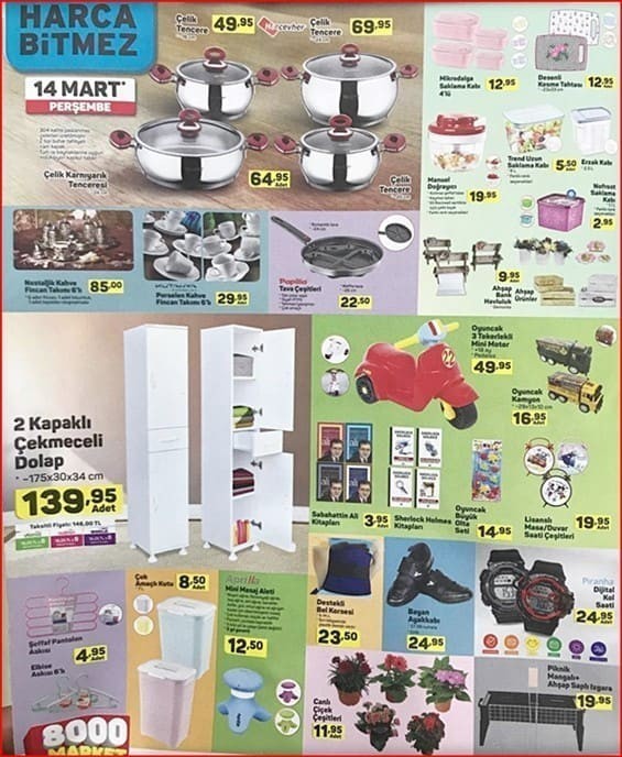 A101 14 Mart 2019 Aktüel Ürünler Kataloğu