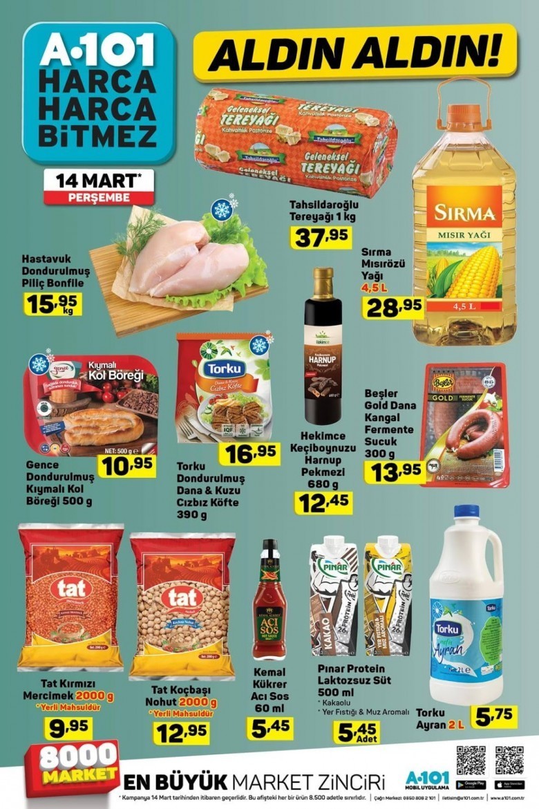 A101 14-21 Mart 2019 Aktüel Ürünler Kataloğu (GÜNCEL)