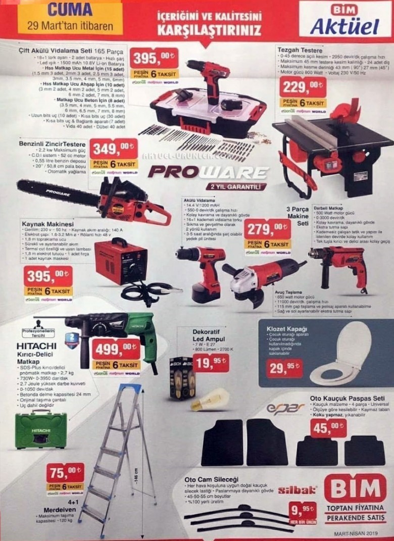 Bim Hafta Sonu Aktüel İndirimler Kataloğu