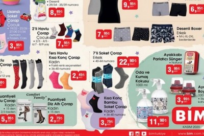 Bim 10 Kasım 2020 Aktüel İndirimli Ürünler Kataloğu